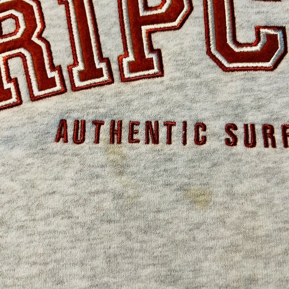 Rip Curl Men’s Gray Pullover Sweatshirt Casual Surf Style Size XL - Picture 6 of 11